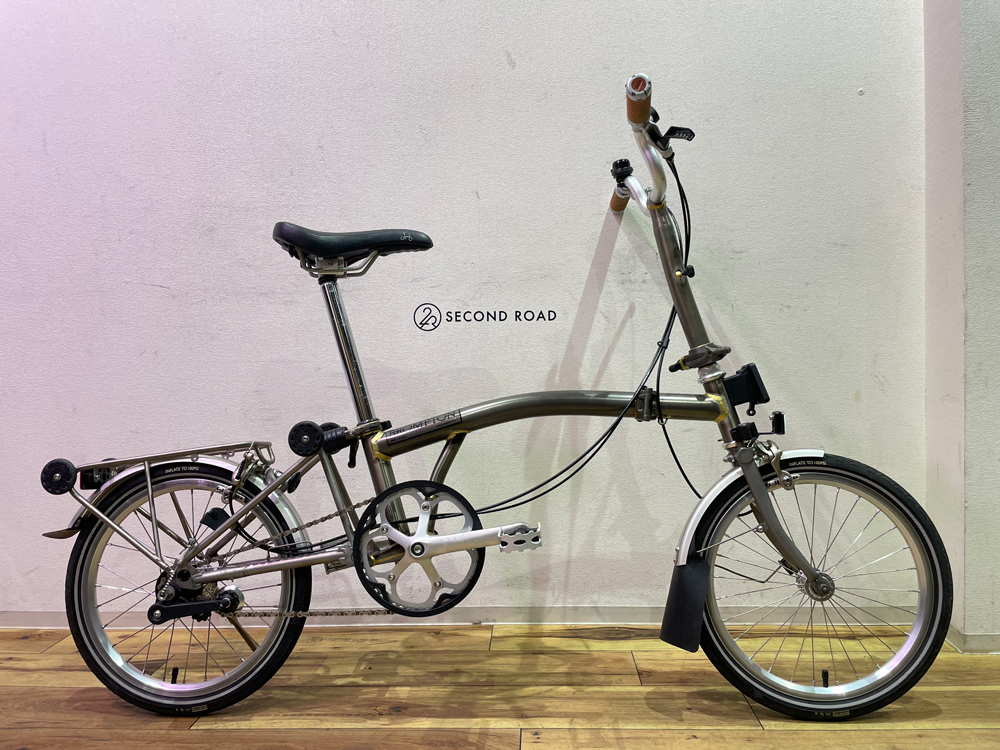 BROMPTON ブロンプトン M3L-X RAWカラー スーパーライトモデル 2016 折りたたみ自転車 ミニベロ